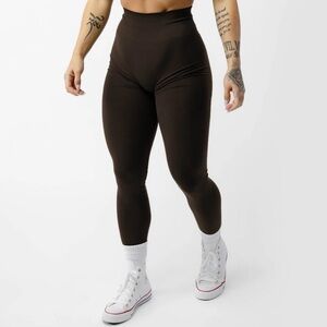 Gymreapers Legacy Scrunch Chocolate Legging Size M